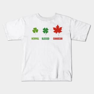 Funny Canadian Maple Leaf Quote for Canada Day to Canadian Kids T-Shirt